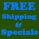 Free Shipping US Only and Specials